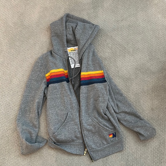 Aviator Nation Jackets & Blazers - Aviator nation zip hoodie size small